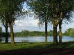 De Slingeplas (met strand) bij Bredevoort